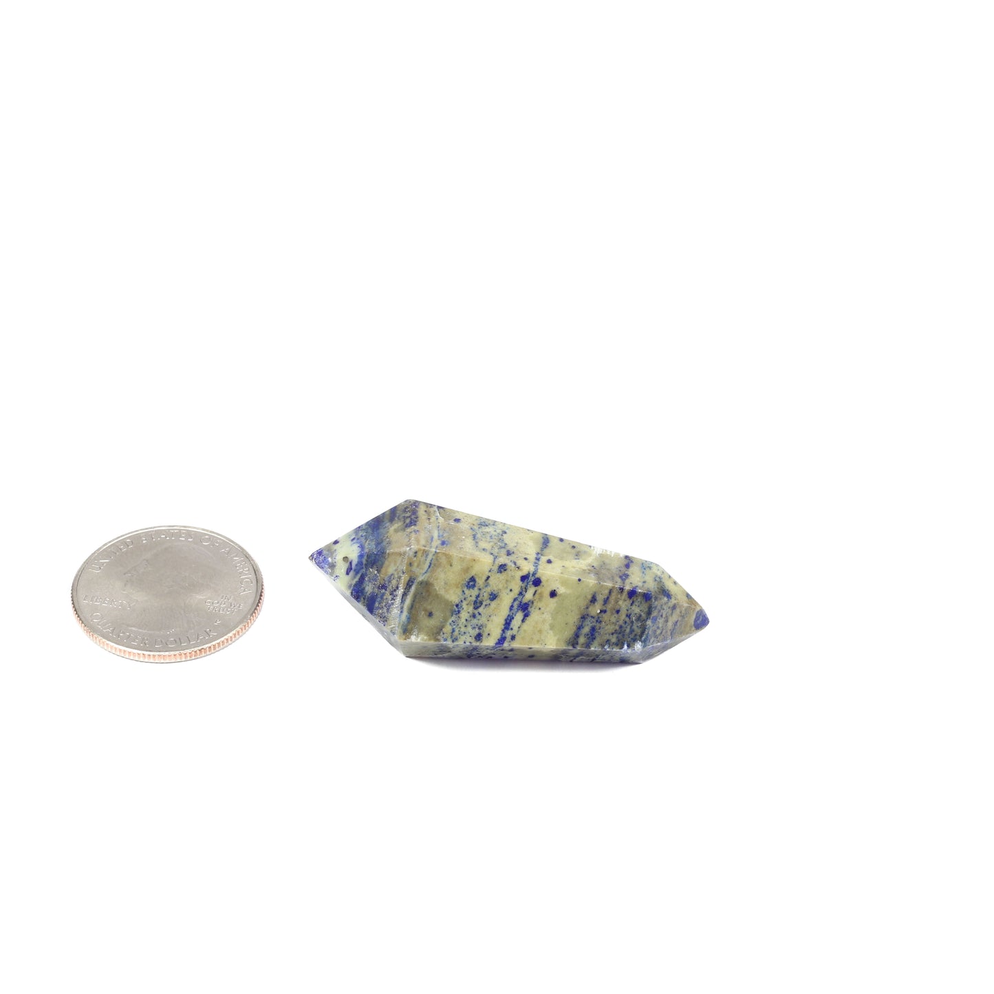 Lapis Lazuli Double Point Termination