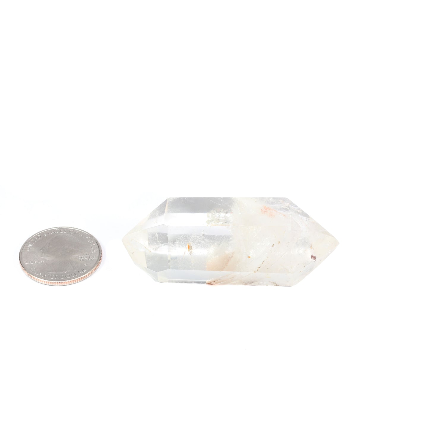 Clear Quartz Double Point Termination