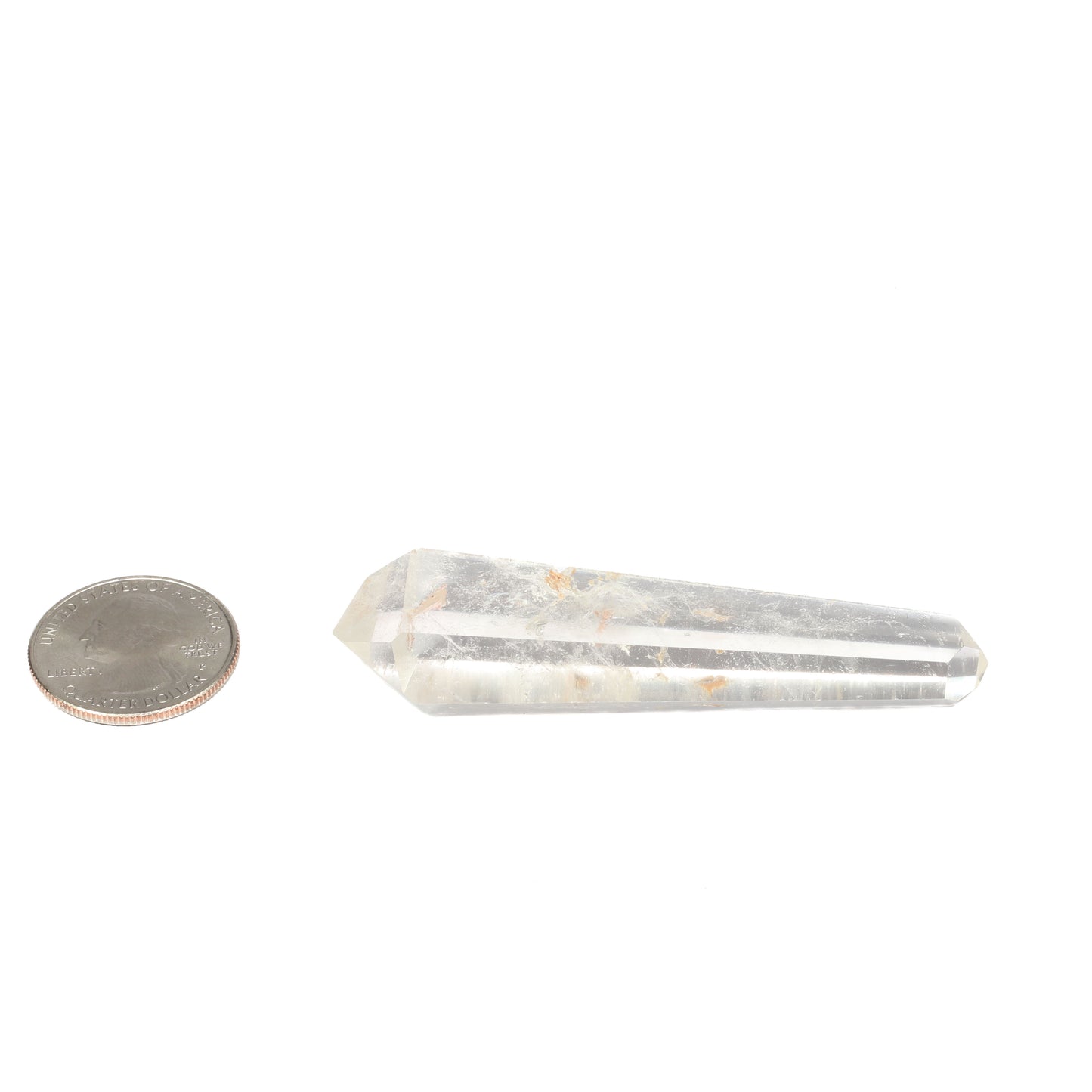 Clear Quartz Double Point Termination