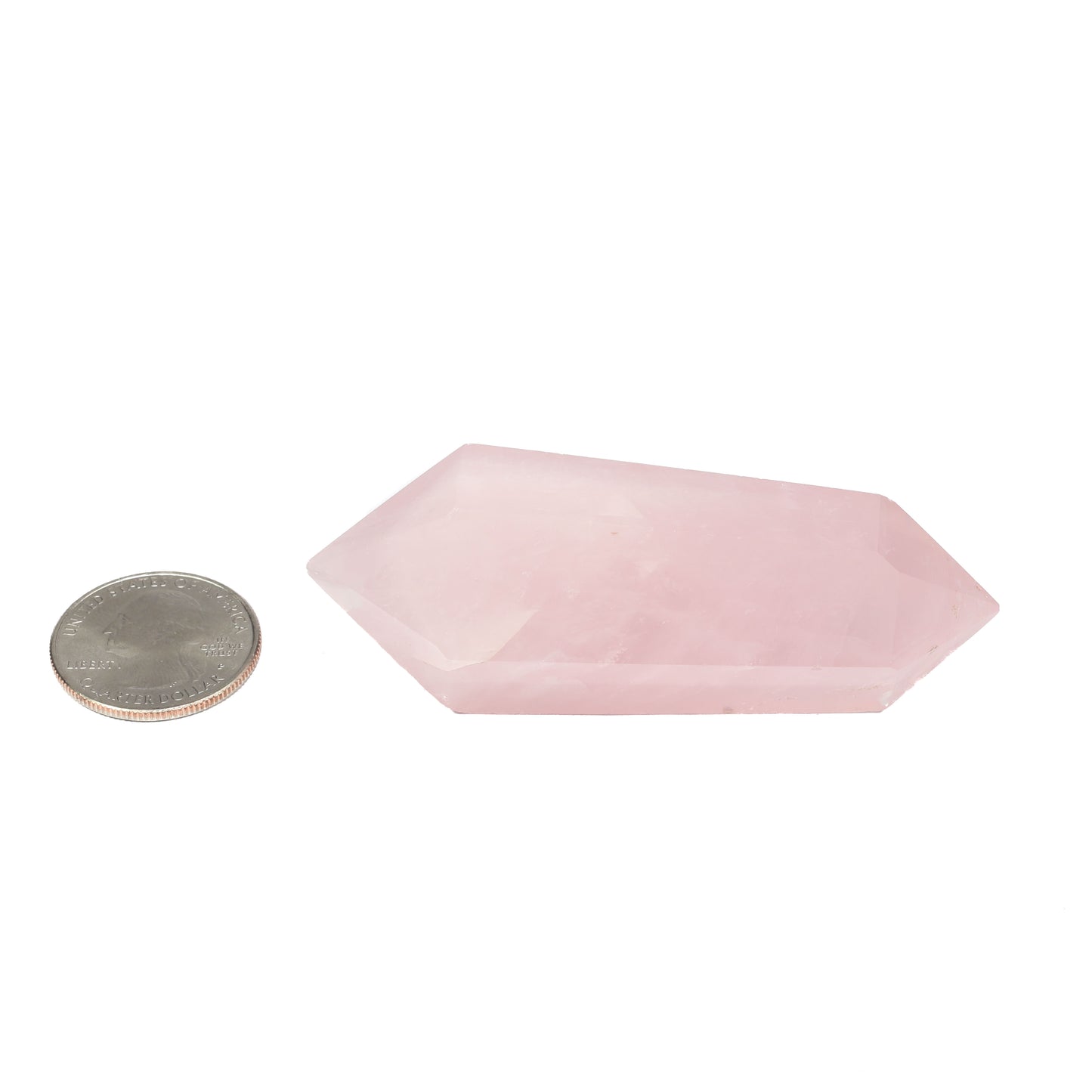Rose Quartz Double Point Termination