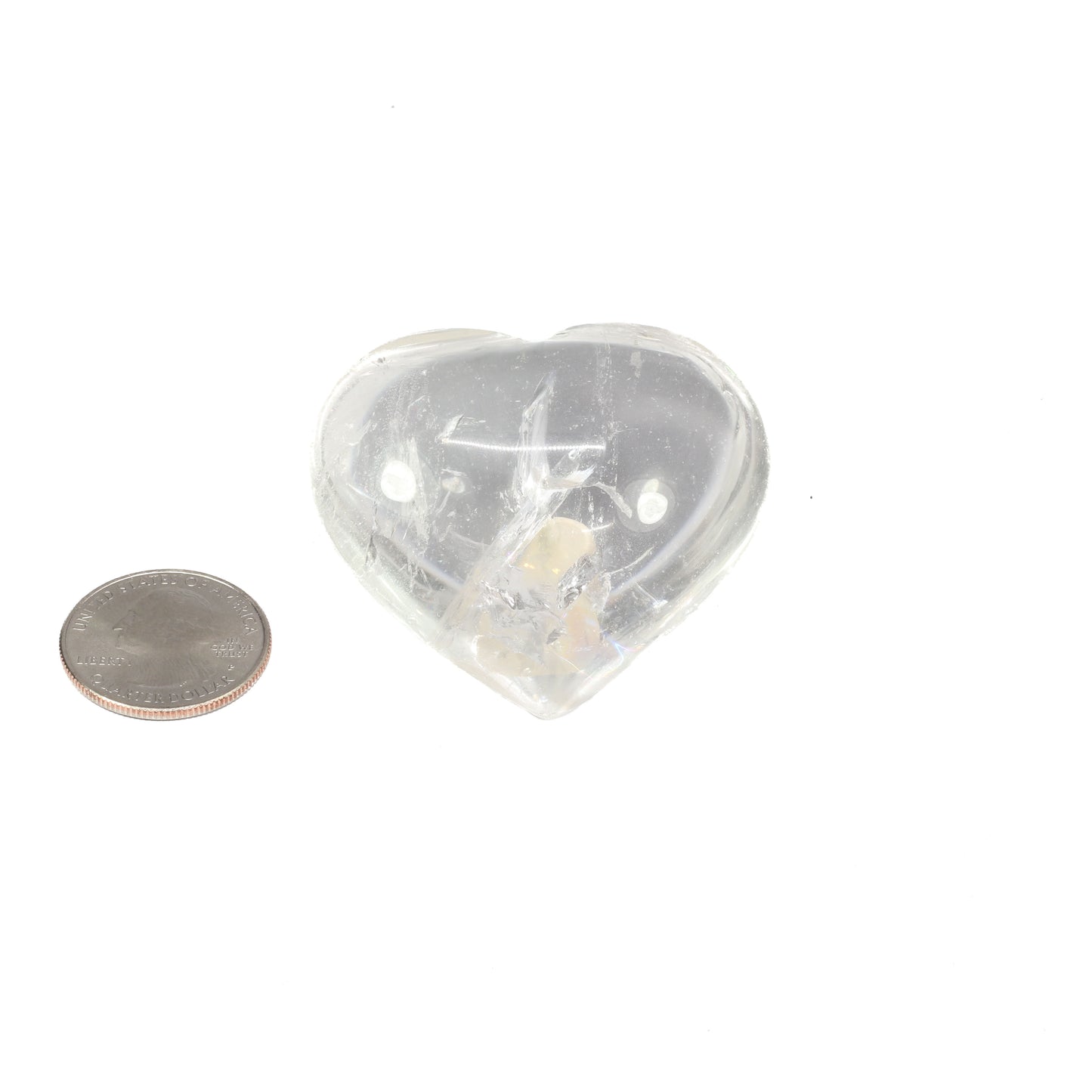 Clear Quartz Heart