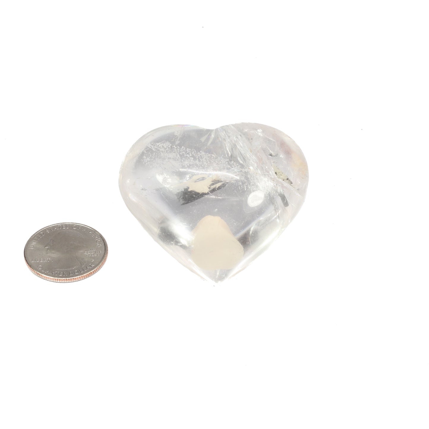 Clear Quartz Heart