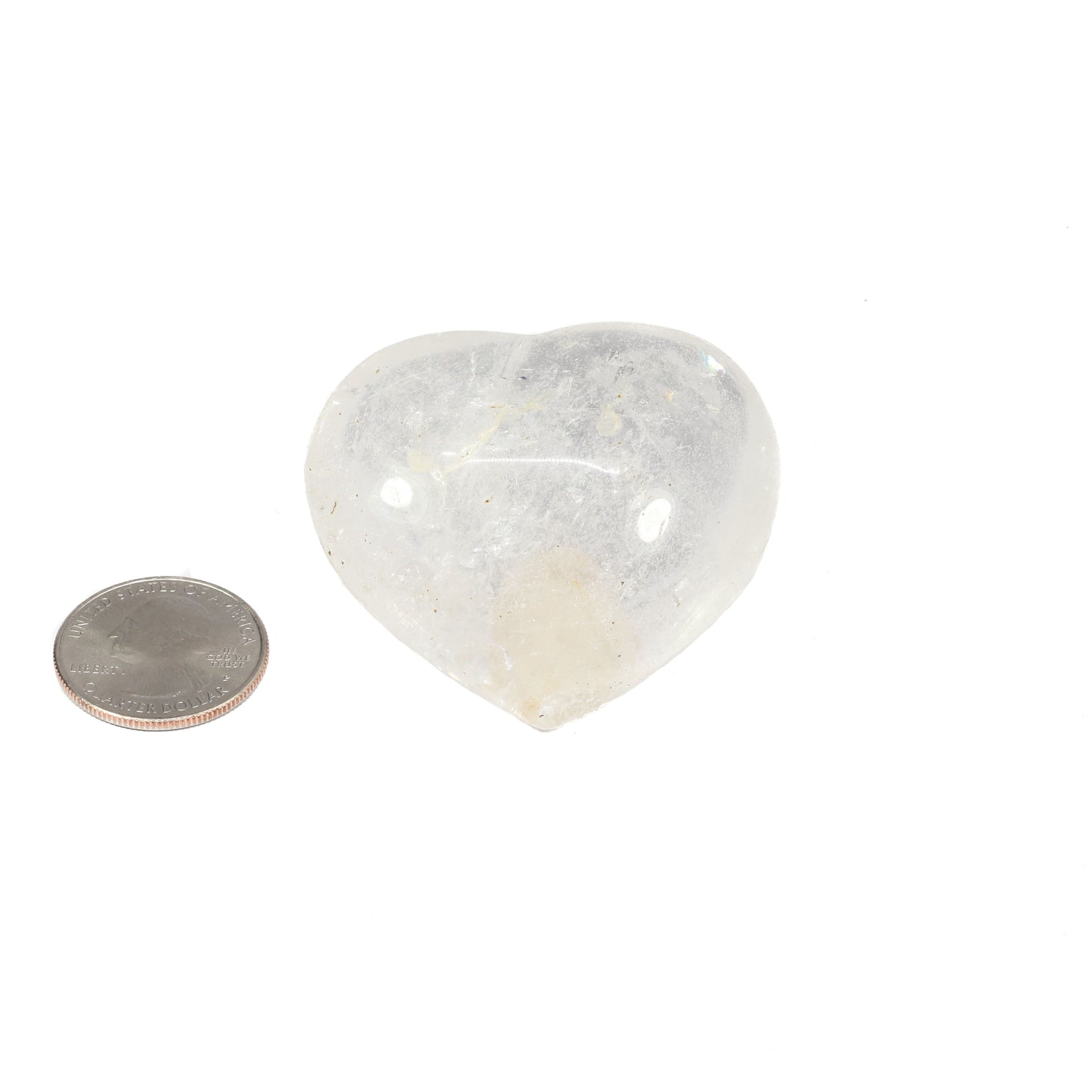 Clear Quartz Heart