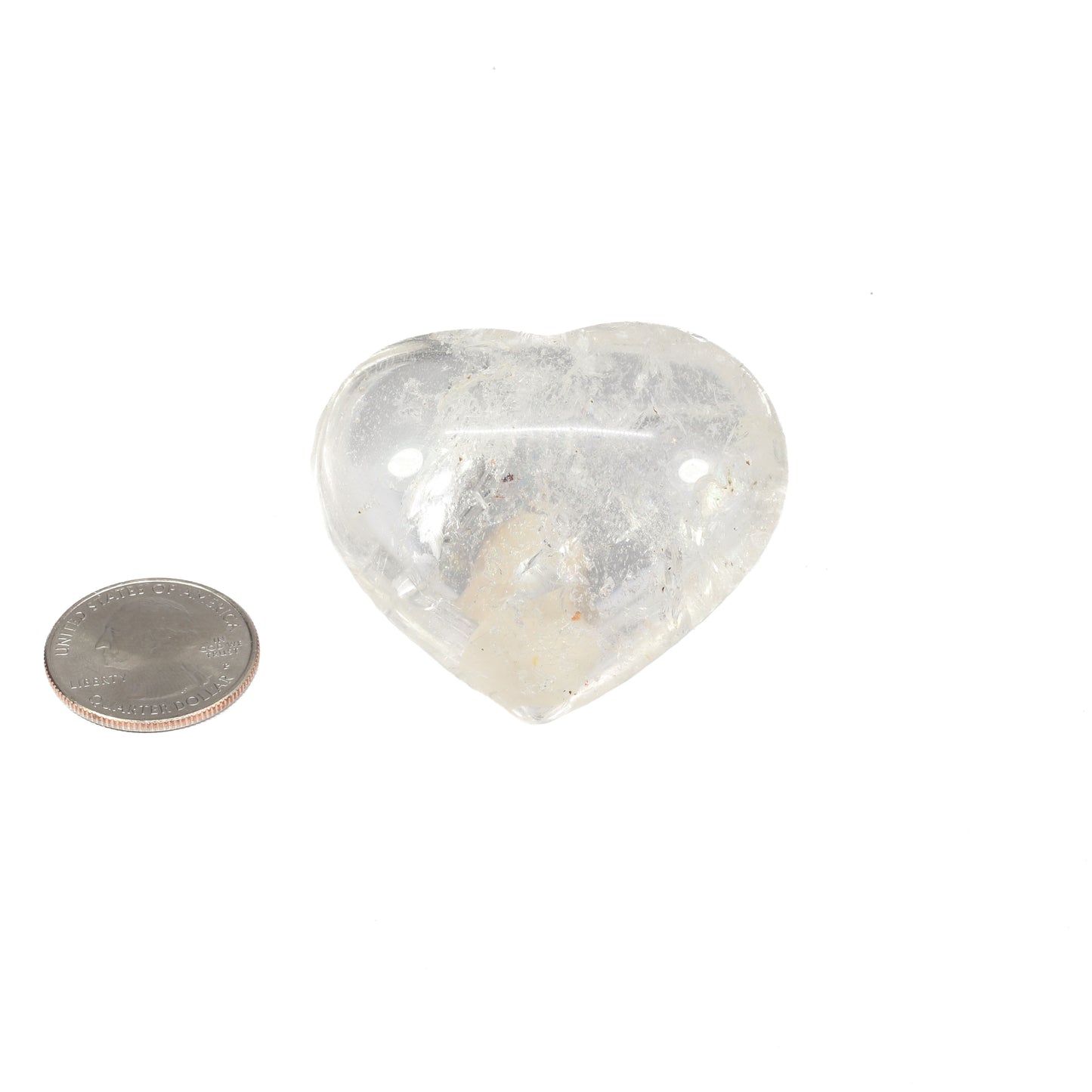 Clear Quartz Heart