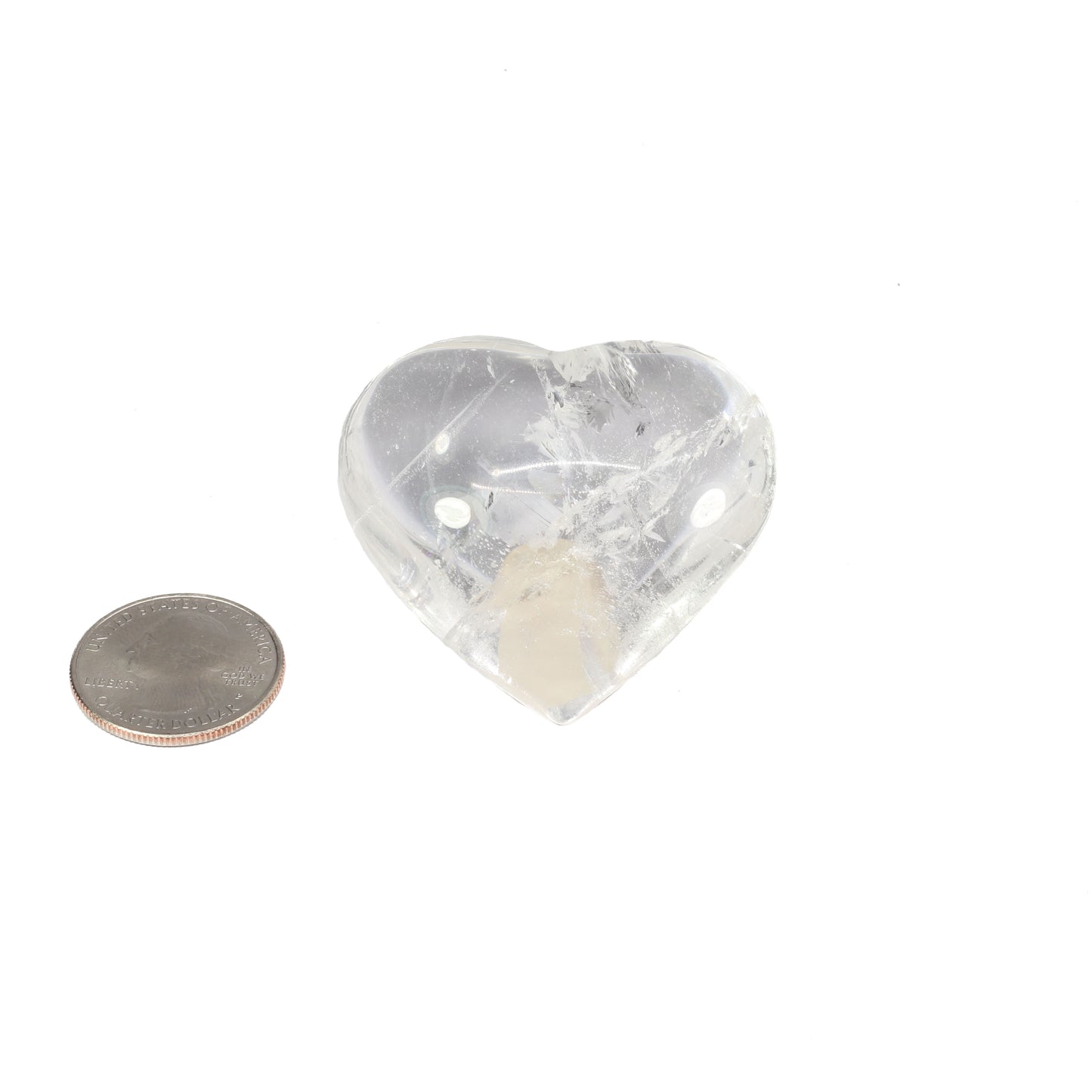 Clear Quartz Heart