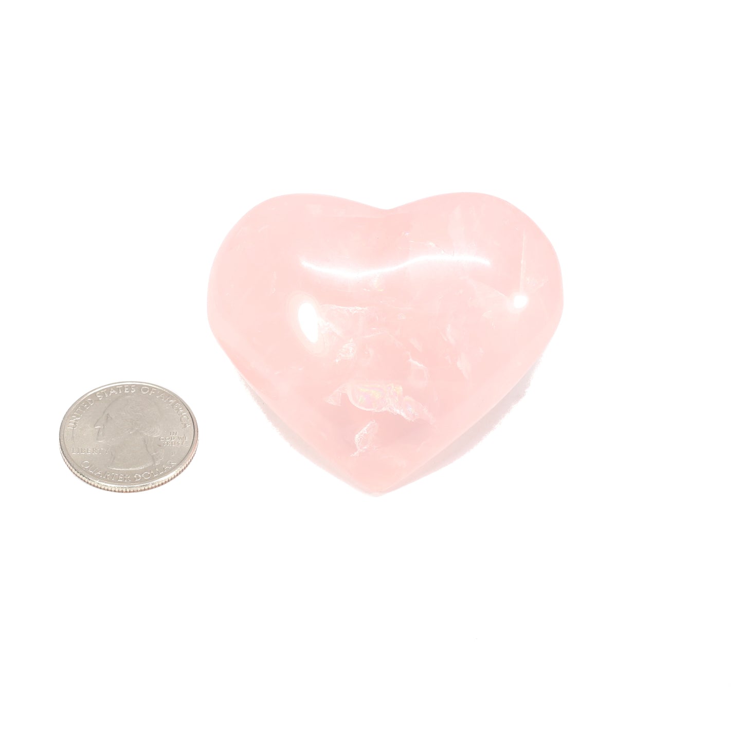Rose Quartz Heart