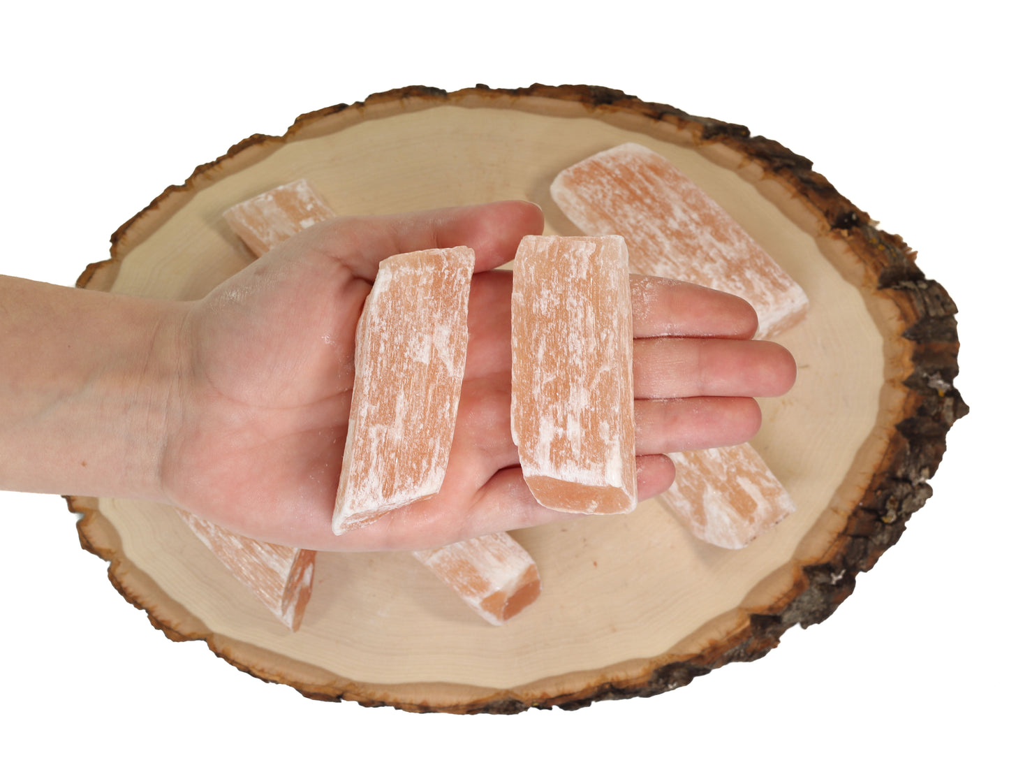 Orange Selenite Raw Stone