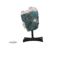 Load image into Gallery viewer, Amethyst Cluster on Metal Stand
