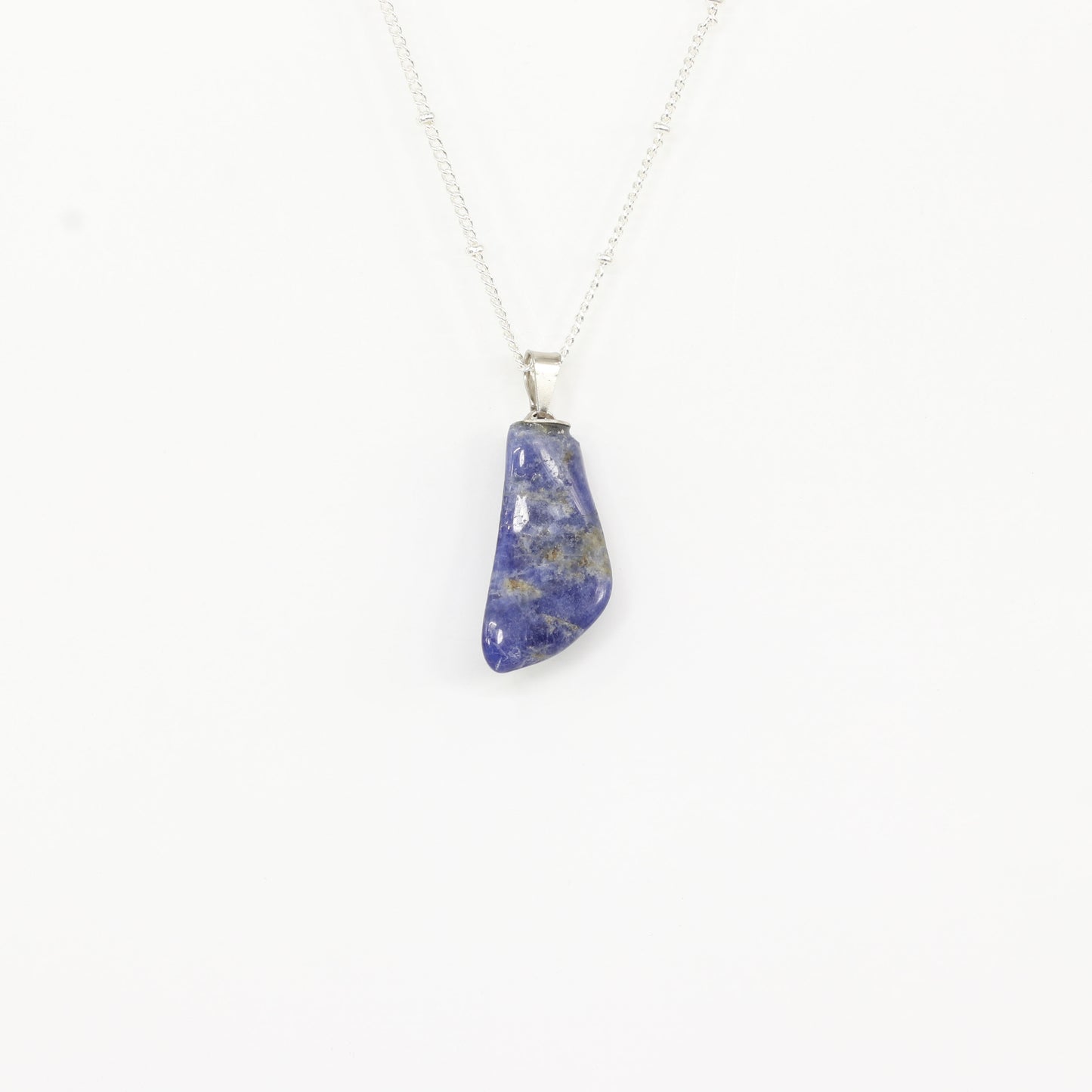Sodalite Silver Necklace