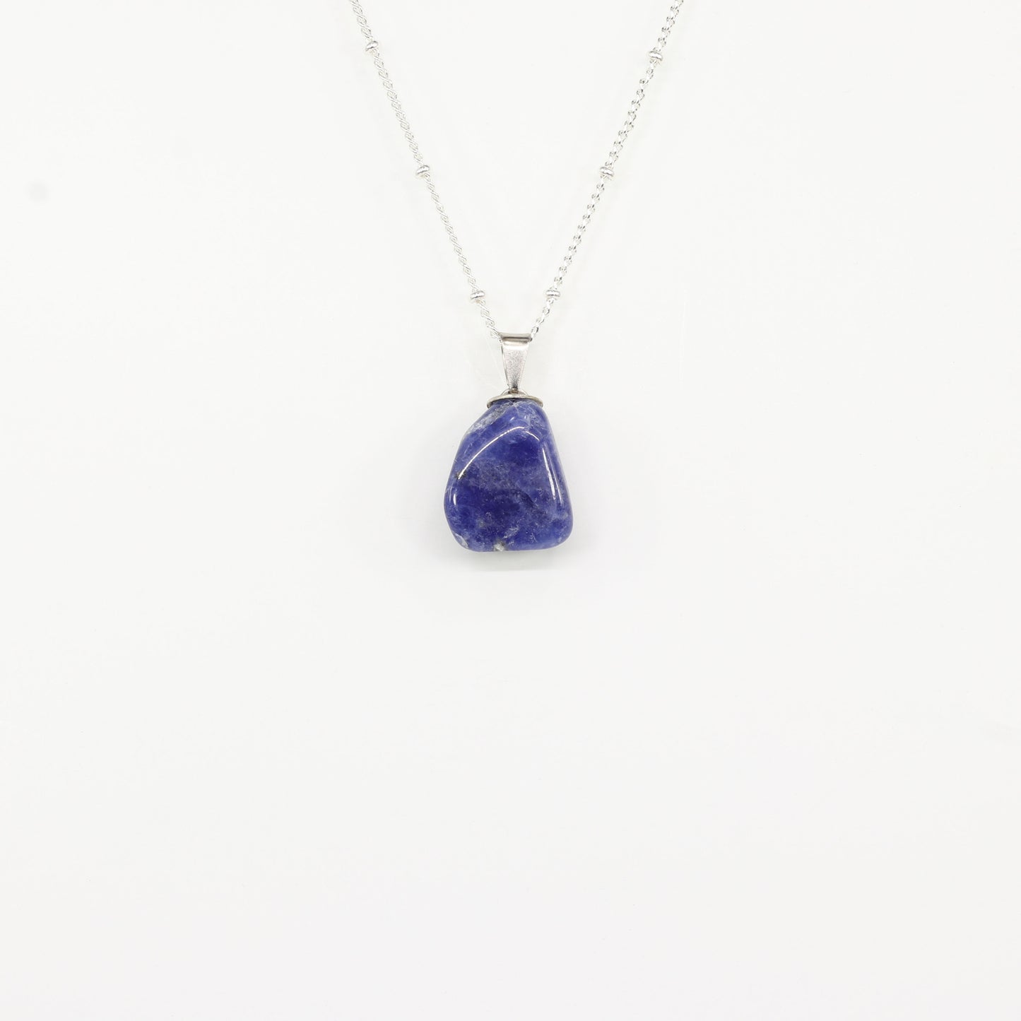 Sodalite Silver Necklace