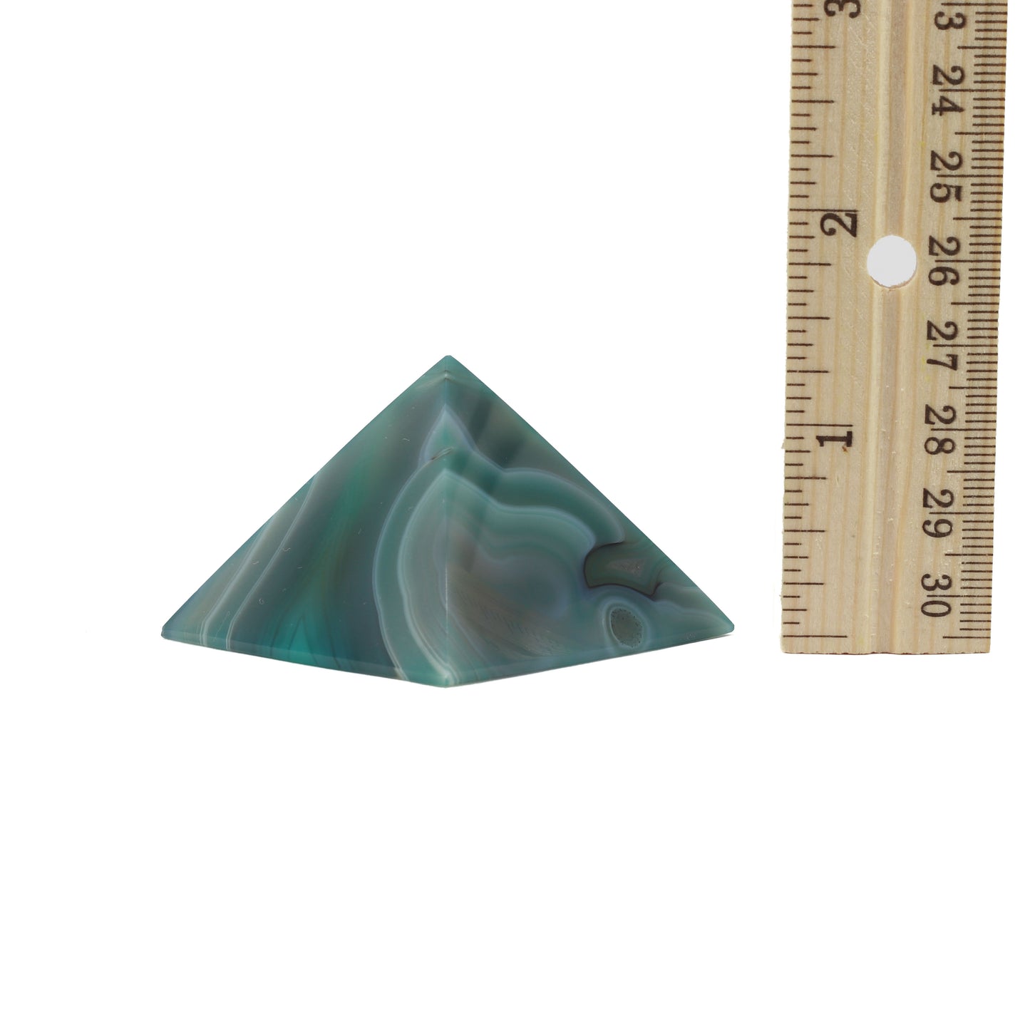 Green Agate Pyramid