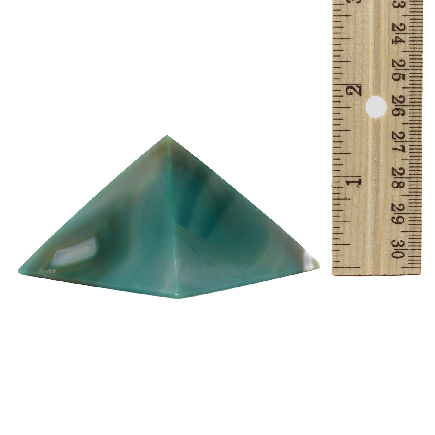 Green Agate Pyramid