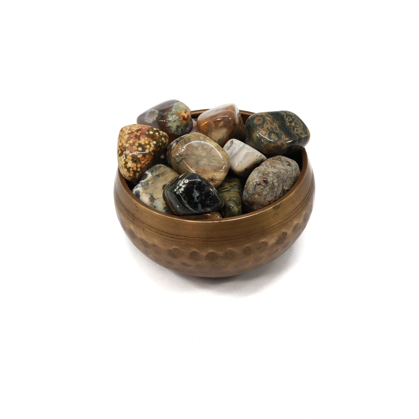Ocean Jasper Tumbled Stones - 1 Stone, 1/2 LB or 1 LB