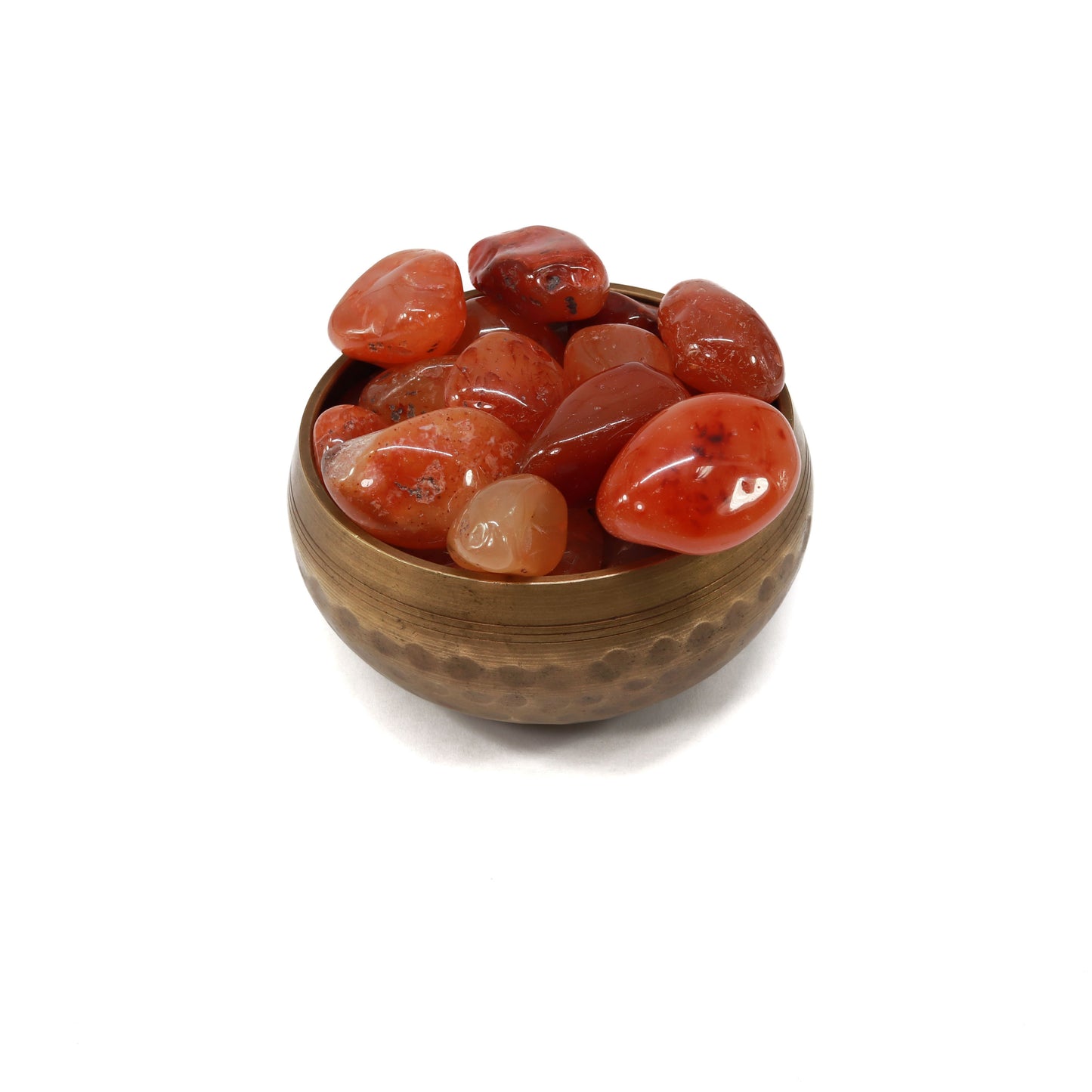 Carnelian Agate Tumbled Stones - 1 Stone, 1/2 LB or 1 LB