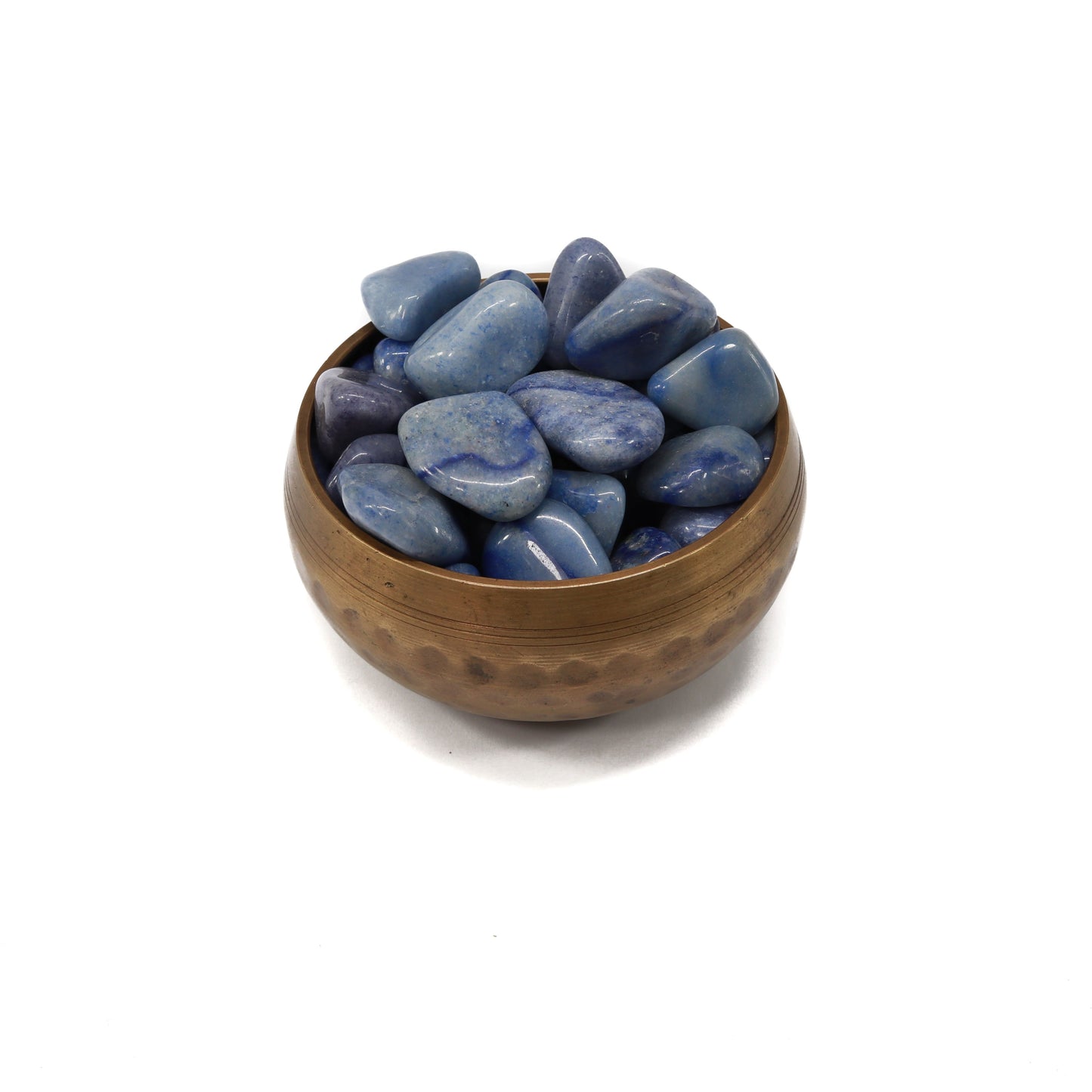 Blue Quartz Tumbled Stones - 1 Stone, 1/2 LB or 1 LB