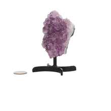 Load image into Gallery viewer, Amethyst Cluster on Metal Stand
