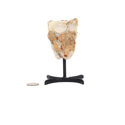 Citrine Cluster on Metal Stand