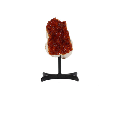 Citrine Cluster on Metal Stand