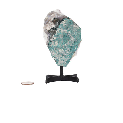 Amethyst Cluster on Metal Stand