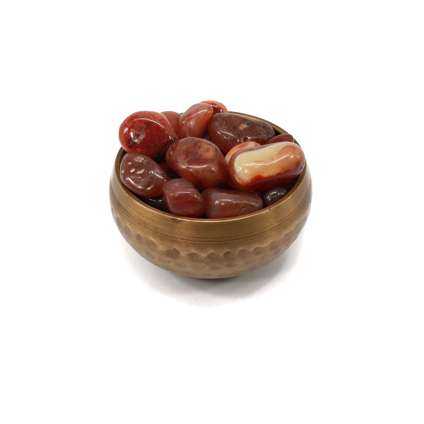 Fire Agate Tumbled Stones - 1 Stone, 1/2 LB or 1 LB