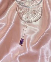 Load image into Gallery viewer, Amethyst Cluster Silver Necklace
